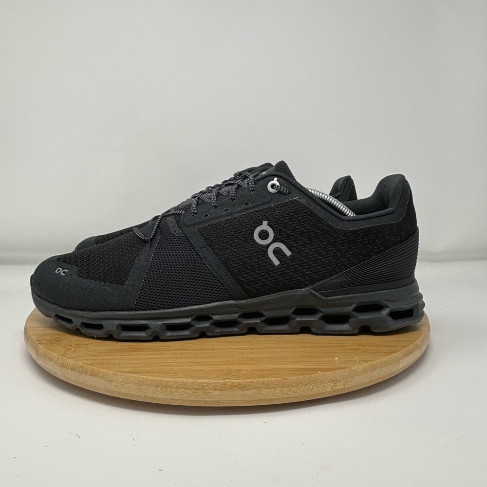 On Running Shoes Mens Size 11.5 Black CloudTec Helion Lace Up Athletic Sneakers